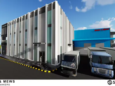 Office design 3D model