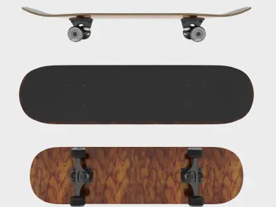 Realestic Skateboard 3D model