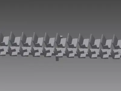 HO SCALE COACH PASSENGER CAR SEATING 3D print model