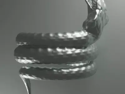 SNAKE RING 3D model purchase