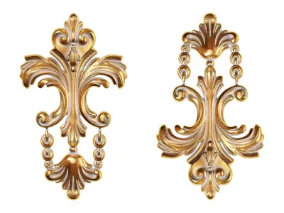 Classic carved 191 3D model