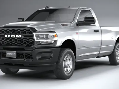 Dodge Ram 2500 Tradesman 2019 3D model