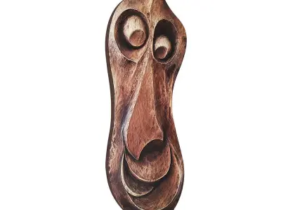 Mask Wall Decoration 01 3D model