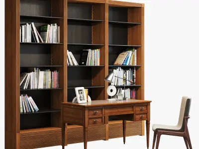 Morelato office furniture set 001 3D model