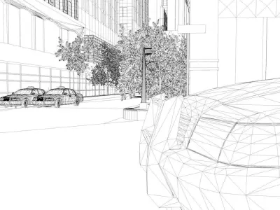 new York city  3D model