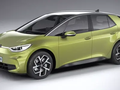 Volkswagen ID3 Pro S 2024 3D model