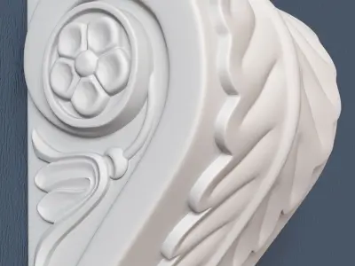 Decorative Corbel 3D model 2