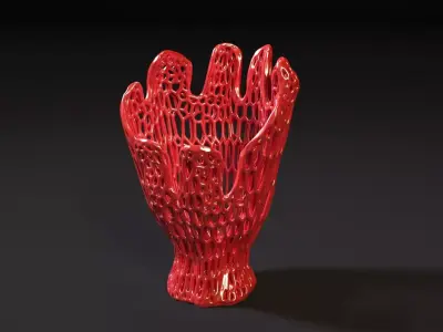 Decorative vase 3D print model purchase