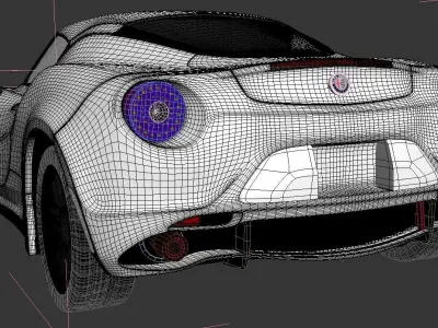 Alfa Romeo 4C 3D model