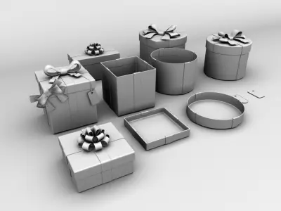 Gift Boxes 3d models 3D model