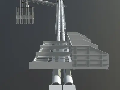 Industrial building 2023-0009 3D model