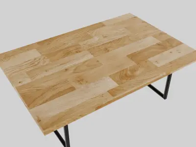  Coffee Table Low-poly 3D model