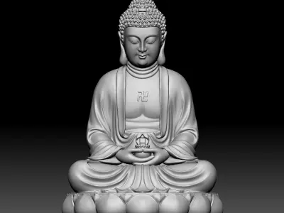 Buddha 010 3D print model