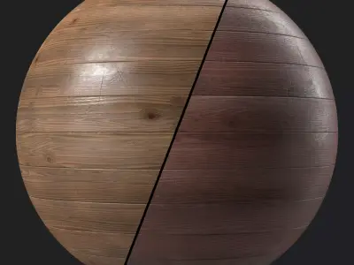 Parquet Materials 25- Parquet By Old Wood Damaged Texture