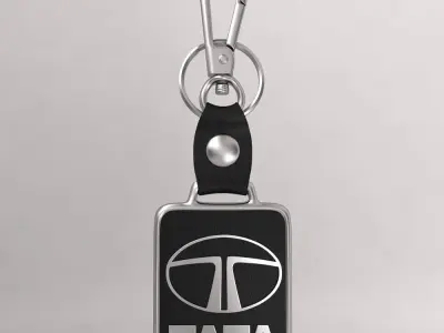 Tata car logo keychain 3d model  3D model