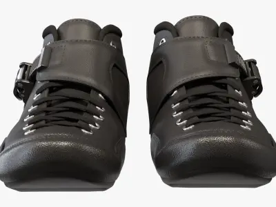 Roller skate boots racing  3D model