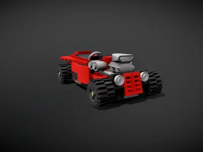 Lego Sport Car Gen 2 3D model