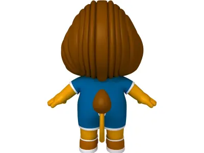 Lion Cartoon 3D model