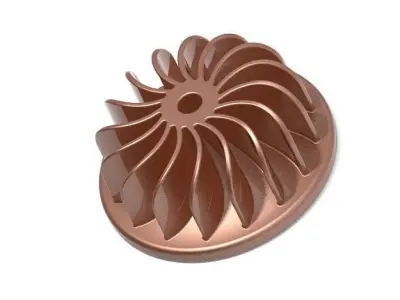Kids Engineering Impeller Toy 3D print model