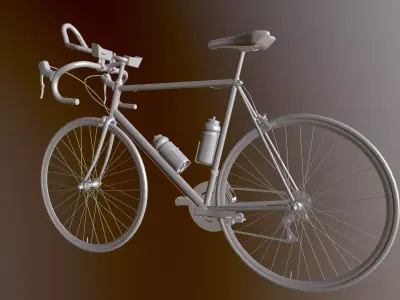 Antique Bike  3D model