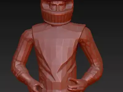 pilot race car  formula 1 piloto 3D print model