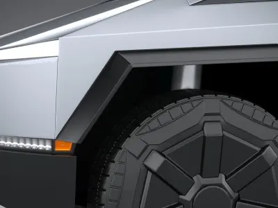 Tesla Cybertruck 2025 3D model