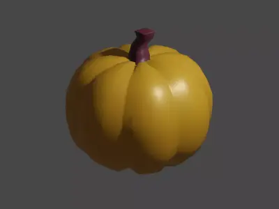 pumpkin Free low-poly 3D model