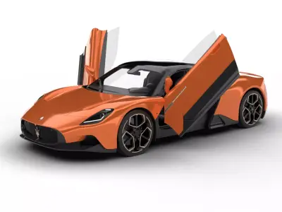 Maserati MC20 Notte Edition 2023 HQ 3d model 3D model