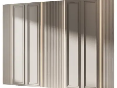 Decorative V44 Wall Panels 3D model