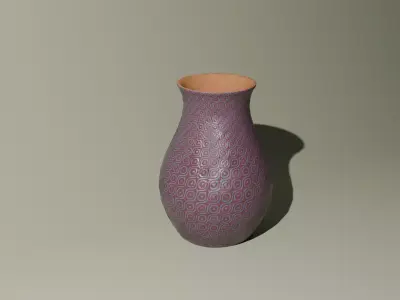 Low Poly Vase Free low-poly 3D model purchase
