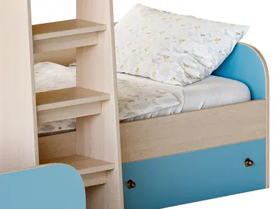 Bed RV Furniture Trio 3D model