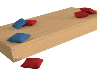 Corn Hole Game 3D model