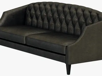 Dantone Home Darem leather Sofa 3D model