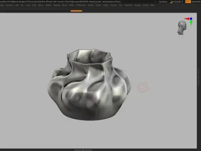 vase pot planter 3d print 882 3D print model