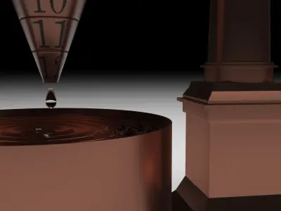Water Clocks 3D model