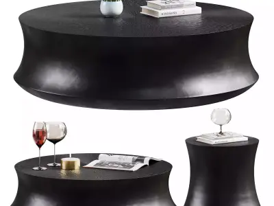 Table Collection - Modern Coffee Tables with Decor Accessories 