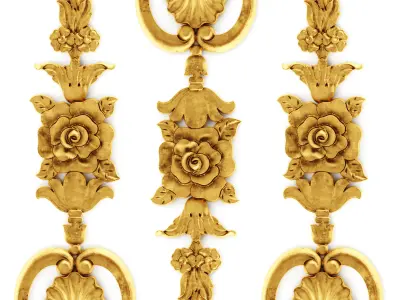 Cartouches SET 37 3D model