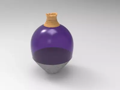 Utopia Jar Low-poly 3D model