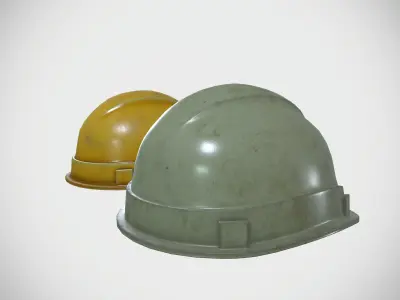 Safety Helmet Hard Hat Low-poly 3D model