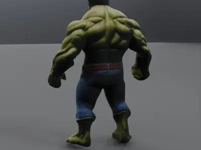 classic hulk 3D model