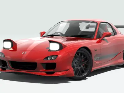 Mazda RX7 Tune 3D model