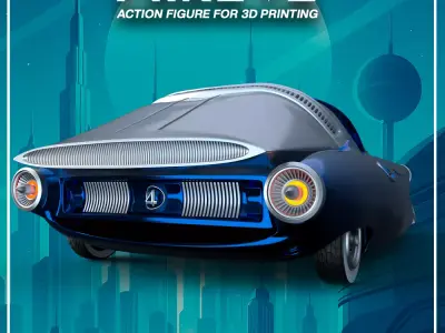 Fantasticar  Compatible with Marvel Legends 1 12 Scale 3D print model