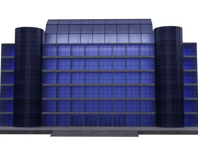 Shopping Mall Free low-poly 3D model