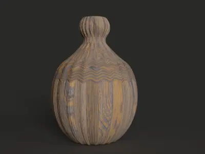 Decorative Jar for Living Room or Kitchen Decor 3D Model 3D model