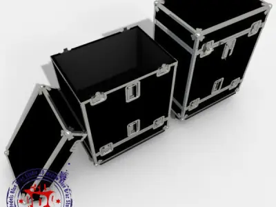 Flight Cases 3D model
