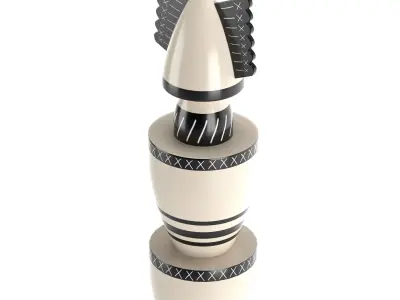 ROMETTI TOTEM IL CELEBRANTE Low-poly 3D model