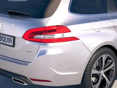 Peugeot 308 SW 2019 3D model