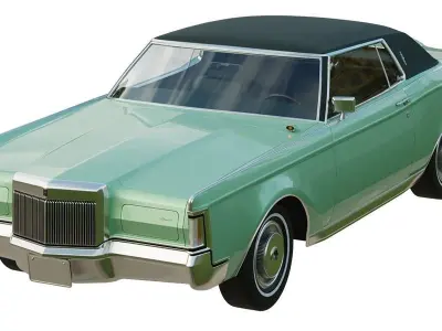 1971 Lincoln Continental Mark III 3D model