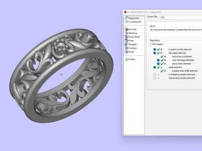 Rail Ring 3D print model