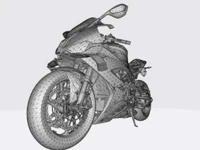 Motorcycle 1000 3D print model